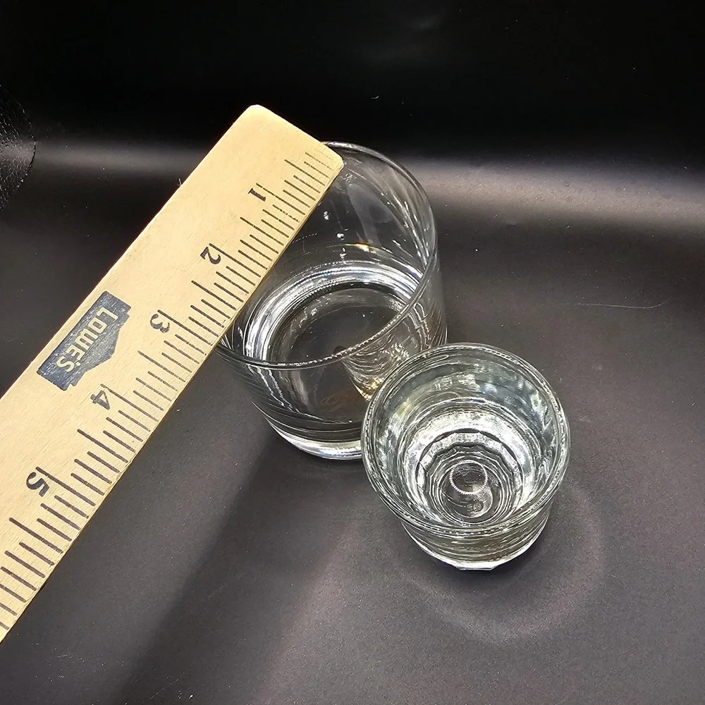Walkerville 1890-1990 Cutler Toronto 22K‎ Gold Whiskey Rocks Shot Glass Set